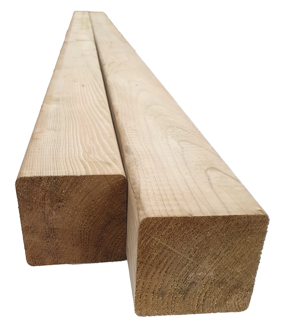Vierkante paal 120 x 120 mm afbeelding